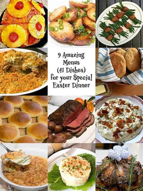 9 Amazing Menus For Your Special Easter Dinner Easter Dinner Recipes