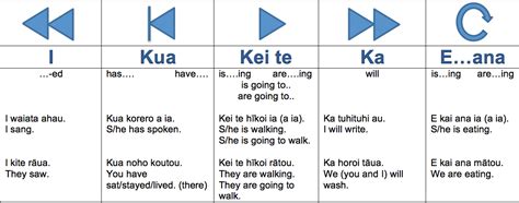 Te Reo Puawai Māori Tense Markers Vocabulary