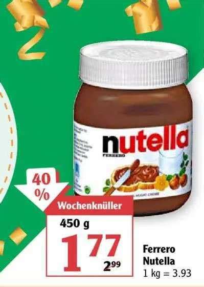 Ferrero Nutella Angebot Bei Globus Prospekte De