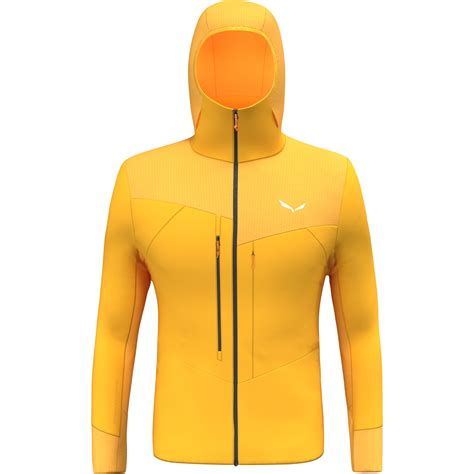 Salewa Agner Polarlite Hooded Jacket Men Gold Bike