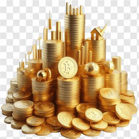 Gold Coin Pile Gold Coin Coin Pile Coins Png Transparent Image And