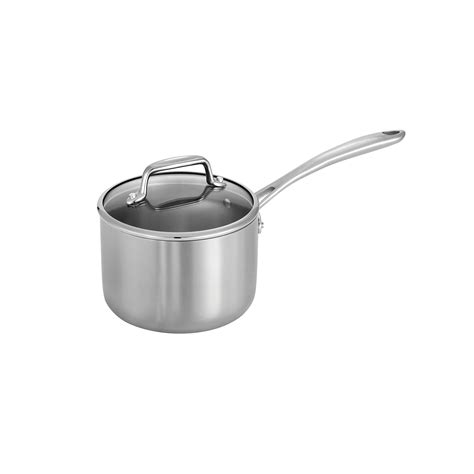 Tri Ply Clad 2 Qt Covered Stainless Steel Sauce Pan Walmart