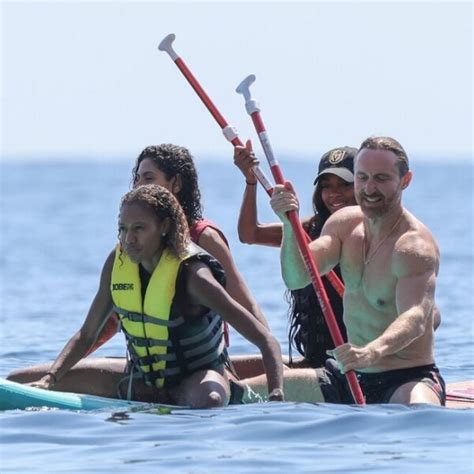 David Guetta Haciendo Paddle Surf Con Algunas Amigas En Ibiza Famosos