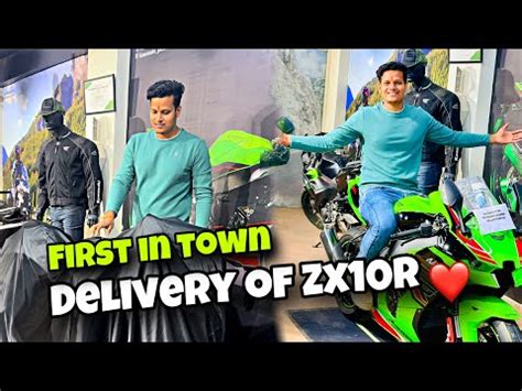 Finally Apni New Kawasaki Zx R Ki Delivery Le Li First Super