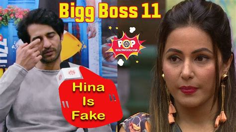 Hiten Tejwani Said Hina Khan Is A Fake Woman Hina Is Fake Bigg