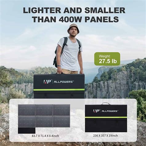 ALLPOWERS SP039 600W Monocrystalline Portable Solar Panel Review 2024