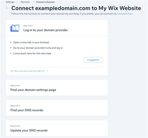 Connecting A Domain To Wix Using The Pointing Method Help Center