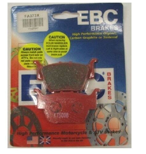 Ebc X Series Carbon Brake Pads Rear For Honda Sxs Pioneer