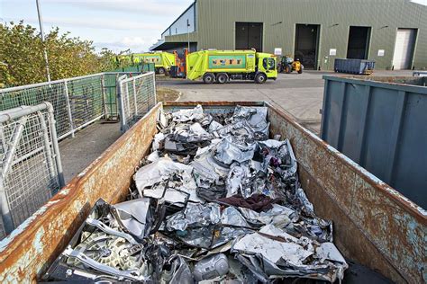 Recycling Centre Photograph by Lewis Houghton/science Photo Library