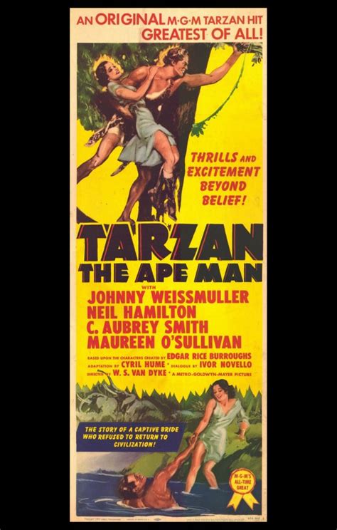 Tarzan the Ape Man Movie Posters From Movie Poster Shop