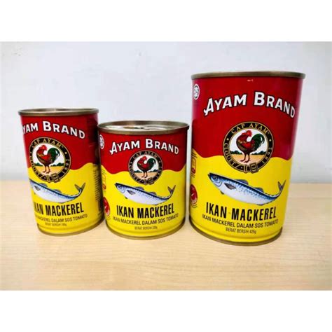 Ayam Brand Sardinesikan Mackerel沙丁鱼 155g230g425g Ready Stock