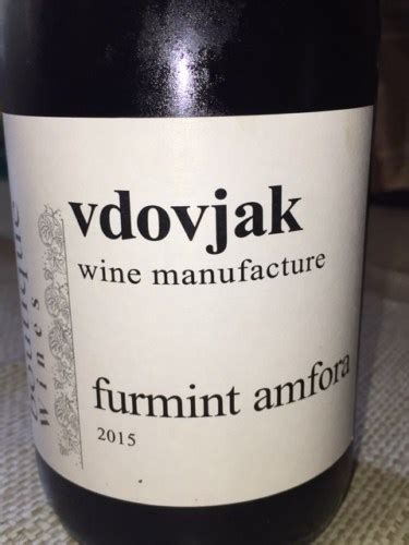 Vino Vdovjak Furmint Amfora Vivino US