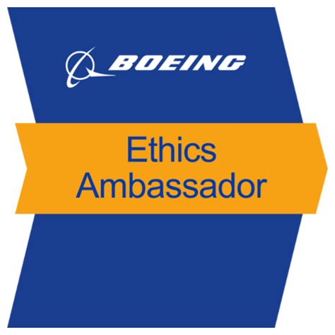 Boeing Ethics Ambassador Credly