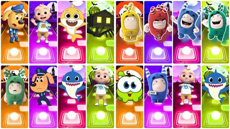 Oddbods Fuse Spider House Head Baby Shark Pikachu Who Is Best