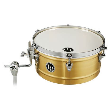 LP 14" Single Brass Timbale with Mount LP6514-B | Steve Weiss Music