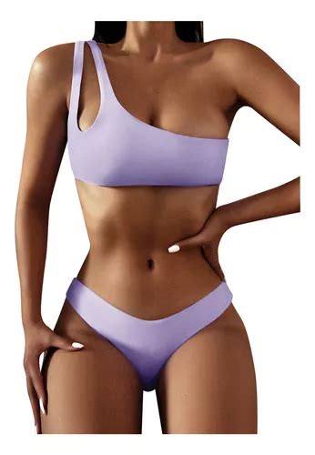 Conjunto De Bikini Con Vendaje Tipo Bandeau Para Mujer Tran Cuotas