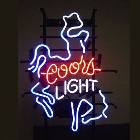 Coors Light Neon Sign | Neon beer signs, Beer signs, Neon signs