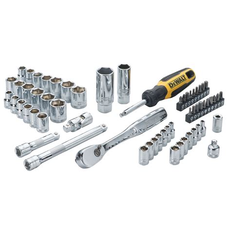 Piece In In Drive Combination Socket Set Point Dewalt