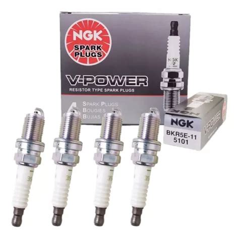 Kit 4 Bujías Ngk 1 Electrodo Vw Golf Jetta A3 2 0 Lts 93 99