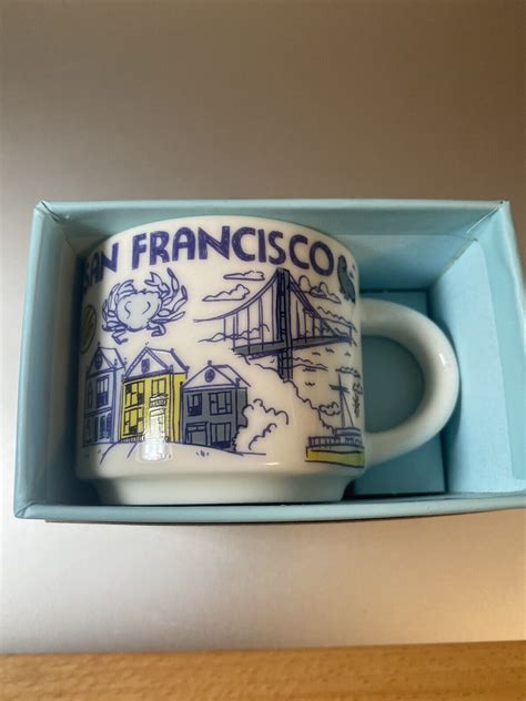 Starbucks San Francisco Been There Series Ceramic Coffee Mug Ornament 2