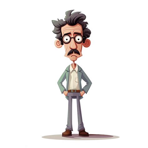 Psychologist cartoon vector | Premium AI-generated vector