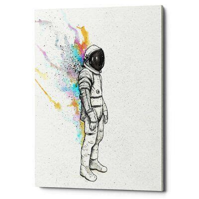 Wrought Studio Astronaut Heat Giclee Watercolor Painting Print On