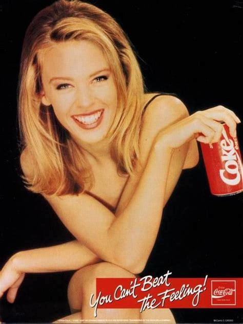 Kylie Minogue Coca Cola Coke Ad Poster Coke Ad Pepsi Photography