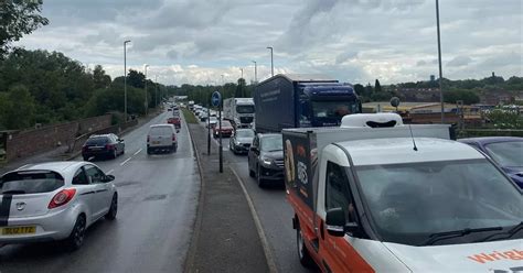 Recap Crash On Busy Roundabout Off A500 Leaves Road Partially Blocked