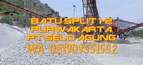 Jual Batu Split 1 2