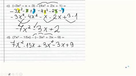 Aula 1 Adicao De Subtracao De Polinomios Parte 2 Youtube Otosection