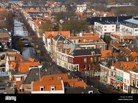 buildings houses city town holland netherlands waterway houses city