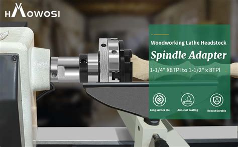 Haowosi Lathe Headstock Spindle Adapter Converts X Tpi To