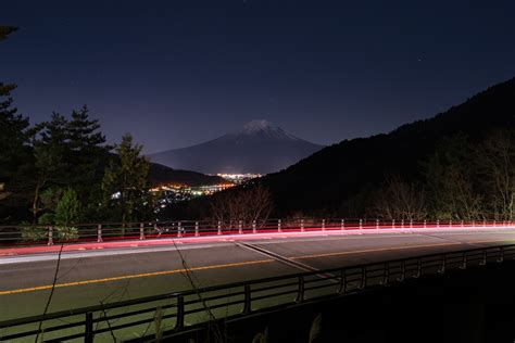 富士見橋展望台（山梨県南都留郡富士河口湖町）の夜景写真 -こよなく夜景を愛する人へ