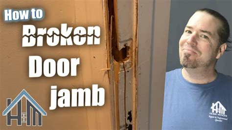 How To Repair Replace Broken Door Jamb Fix Interior Door Jamb And