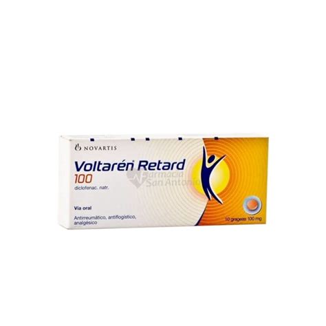 VOLTAREN RETARD 100MG X 10 GRAGEAS Farmacia San Antonio