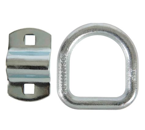 12Pk 1 2 Heavy Duty Bolt On D Ring W Mounting Brackets 4 000 WLL