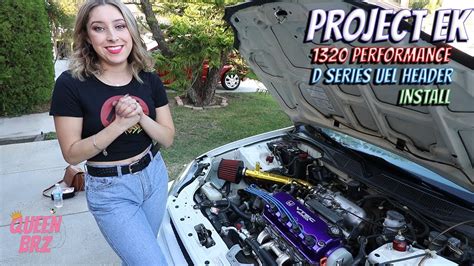 Project Ek 1320 Performance D Series Uel Header Install Youtube