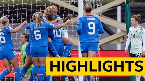 Women's Nations League Highlights: Iceland 1-0 Wales - BBC Sport