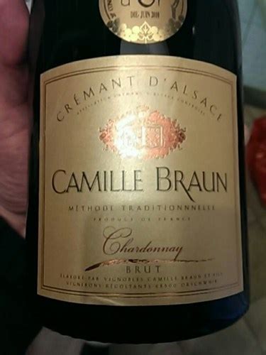 Camille Braun Crémant d Alsace Chardonnay Brut Vivino US