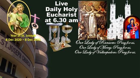 Daily Live Holy Eucharist Holy Mass Fri Th Sept At Am