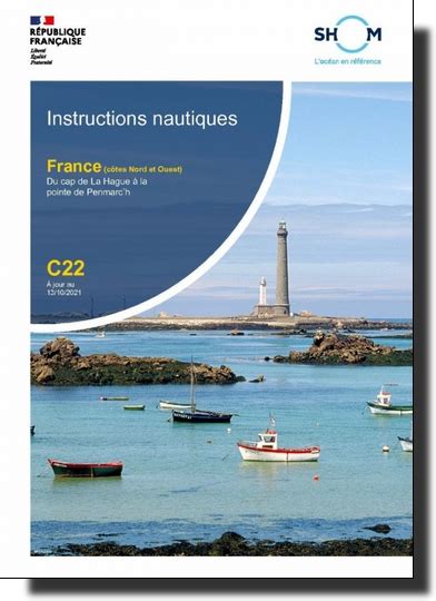 Instructions Nautiques Shom C France C Tes Nord Et Ouest Librairie