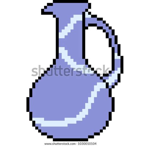 Vector Pixel Art Jar Isolated Cartoon Stock Vector (Royalty Free) 1030010104 | Shutterstock