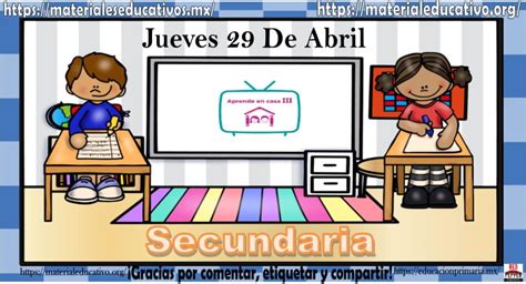 Preguntas Y Videos De Aprende En Casa Iii Mis Clases De Secundaria Del