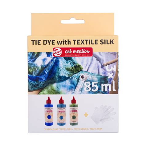 Teinture Soie Tie Dye 3 X 85 Ml Set Bleu Scrapmalin