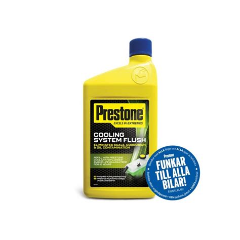 PRESTONE COOLING SYSTEM FLUSH