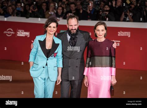 Rome Italy 22nd Oct 2016 Ralph Fiennes Kristin Scott Thomas And