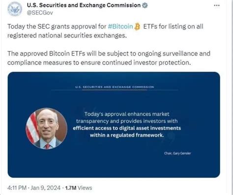 Sec X 账户遭黑客攻击，发布虚假比特币 Etf 批准信息 0x资讯