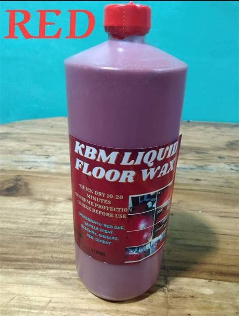 Kbm Wax Red Color ¹ Liter Lazada Ph