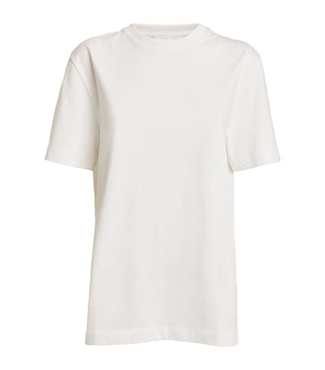 Womens Helmut Lang White Logo T Shirt Harrods Us