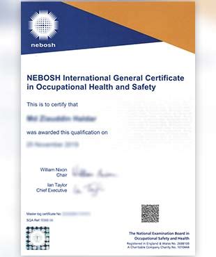 NEBOSH In Oman